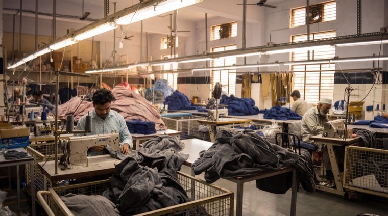 Stitching floor